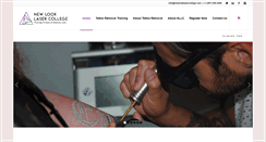 Desktop Screenshot of newlooklasercollege.com