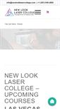 Mobile Screenshot of newlooklasercollege.com